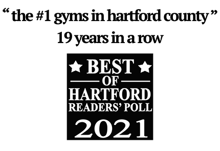 Voted #1 gyms in Best of Hartford Readers' Poll